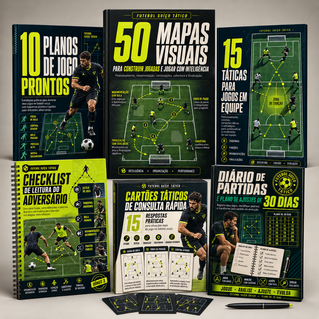 Pacote completo Futebol Suíço Tático